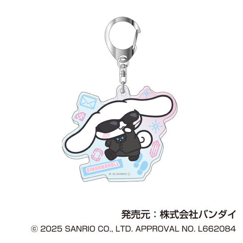 『サンリオキャラクターズ』オーロラアクリルキーホルダー まねっこーで スパイVer.【BOX】